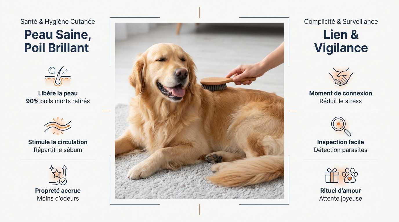 Brosser son chien : guide complet selon le type de poil pour une peau saine