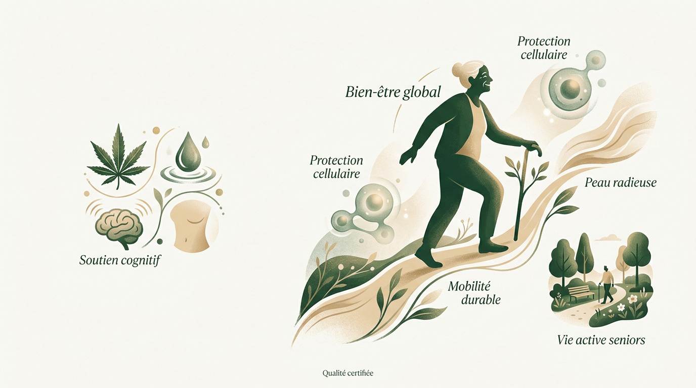 Senior pratiquant une activité douce pour sa mobilité et son bien-être