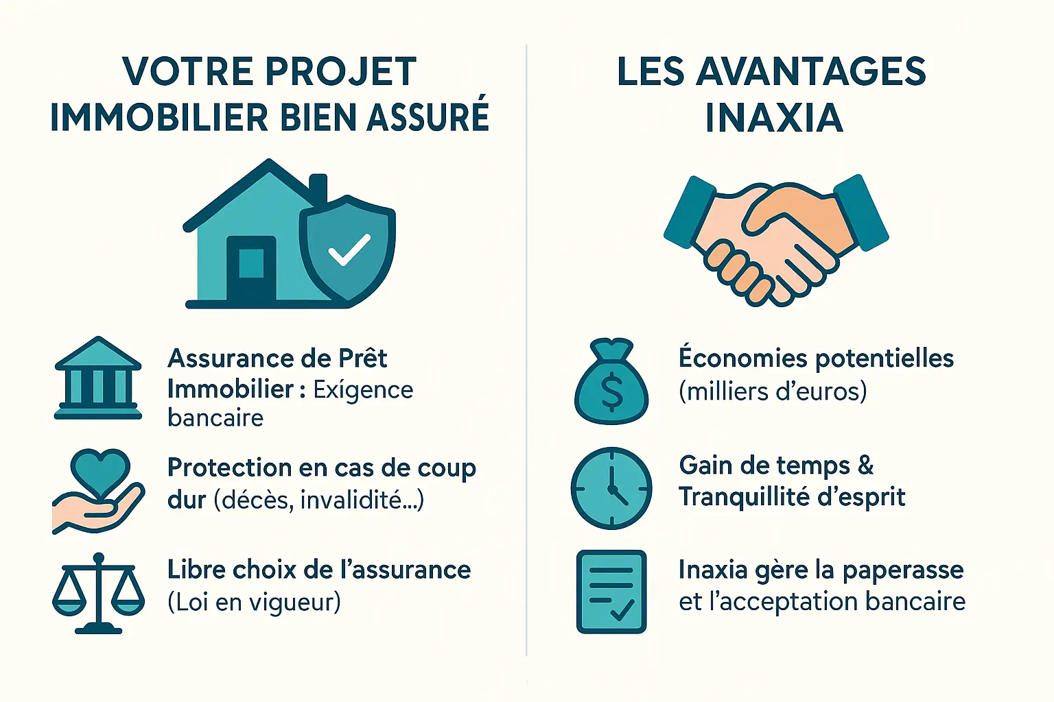 Illustration de votre projet immobilier bien assuré avec Inaxia Courtage