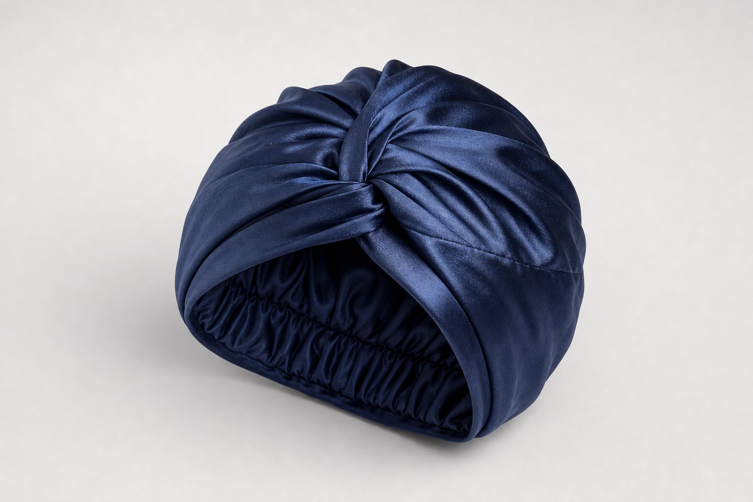 Bonnet en Soie Premium Nº19 Ciel de Minuit : le luxe au réveil