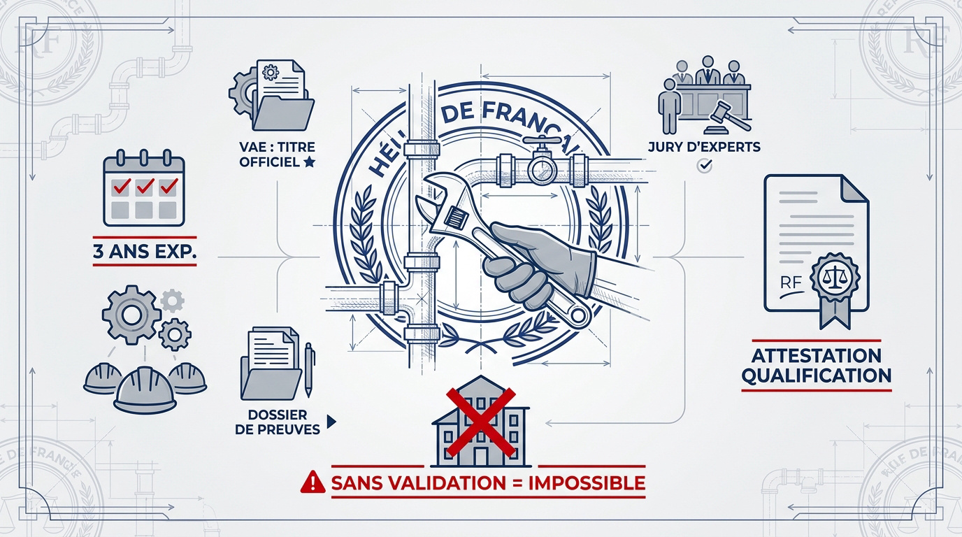 Processus VAE plombier