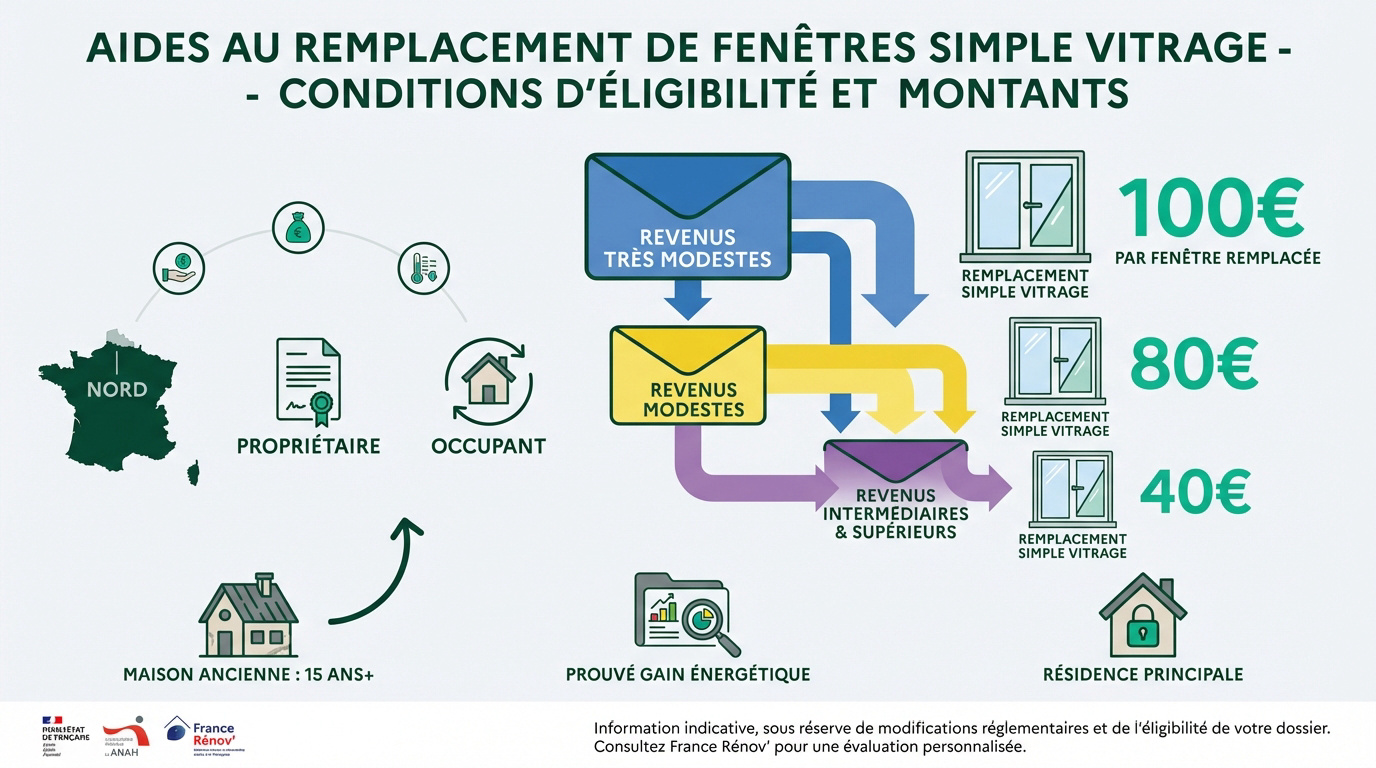 Aides MaPrimeRénov 2026 pour fenêtres