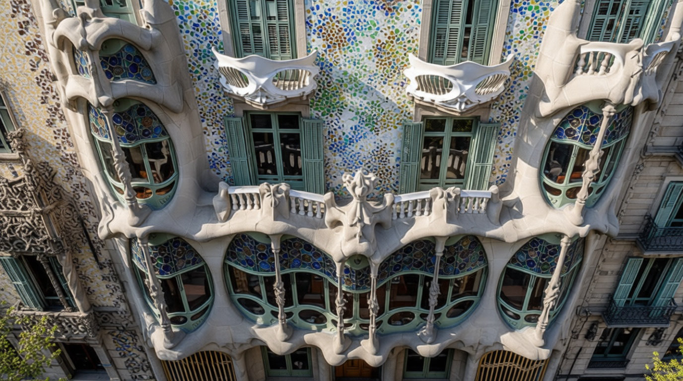 N° 04 — Admirer la façade onirique de la Casa Batlló
