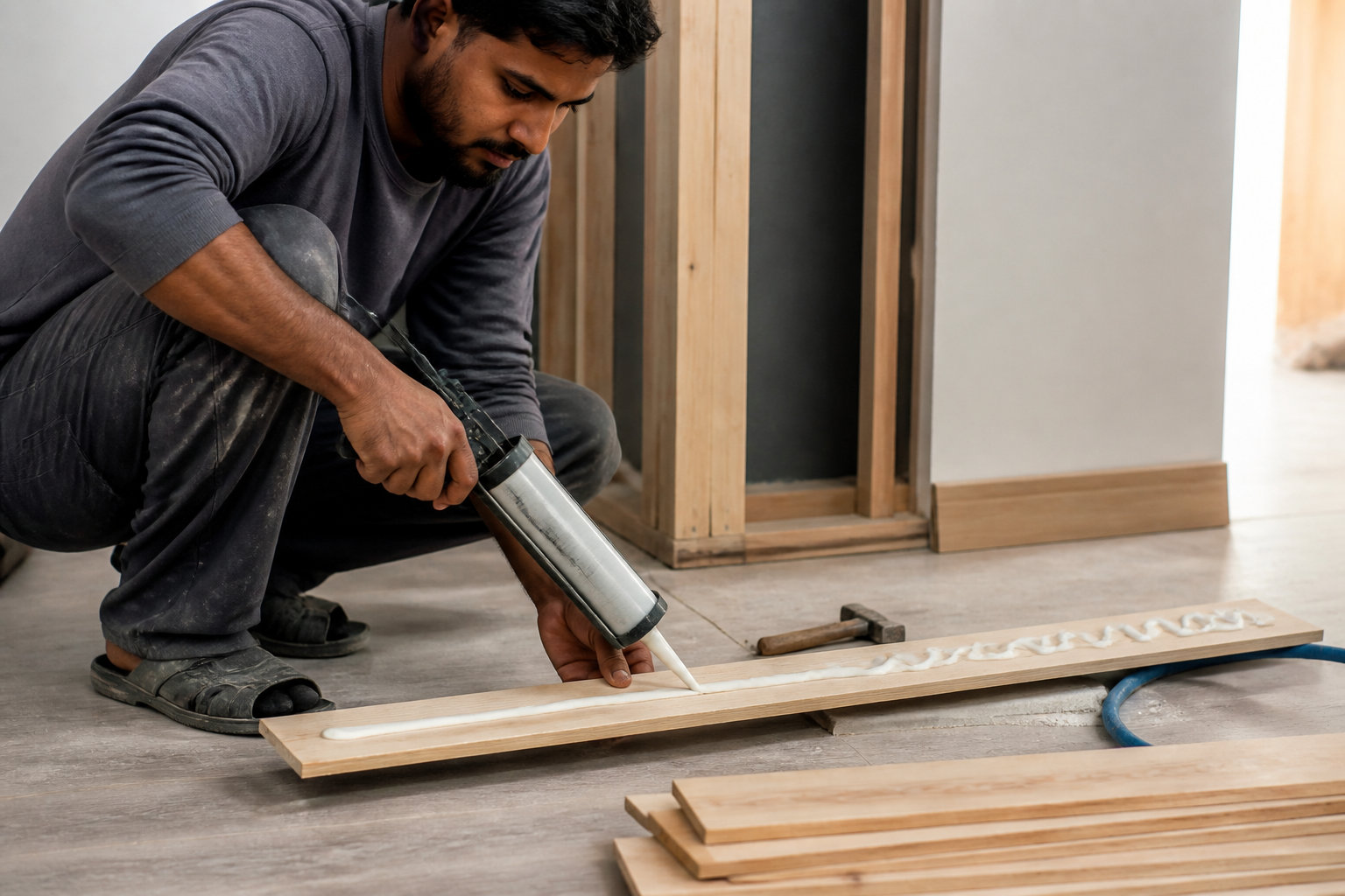 Comment fixer solidement vos plinthes sur du carrelage ?