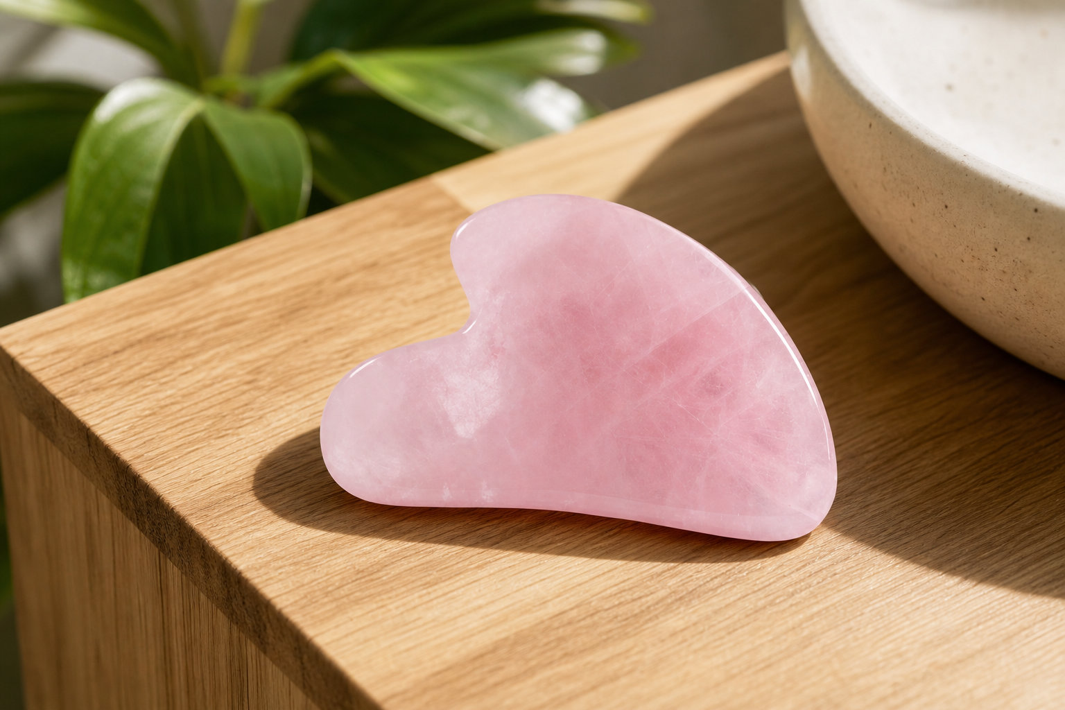 Gua sha quartz rose Sforsilk : ton allié contre la fatigue