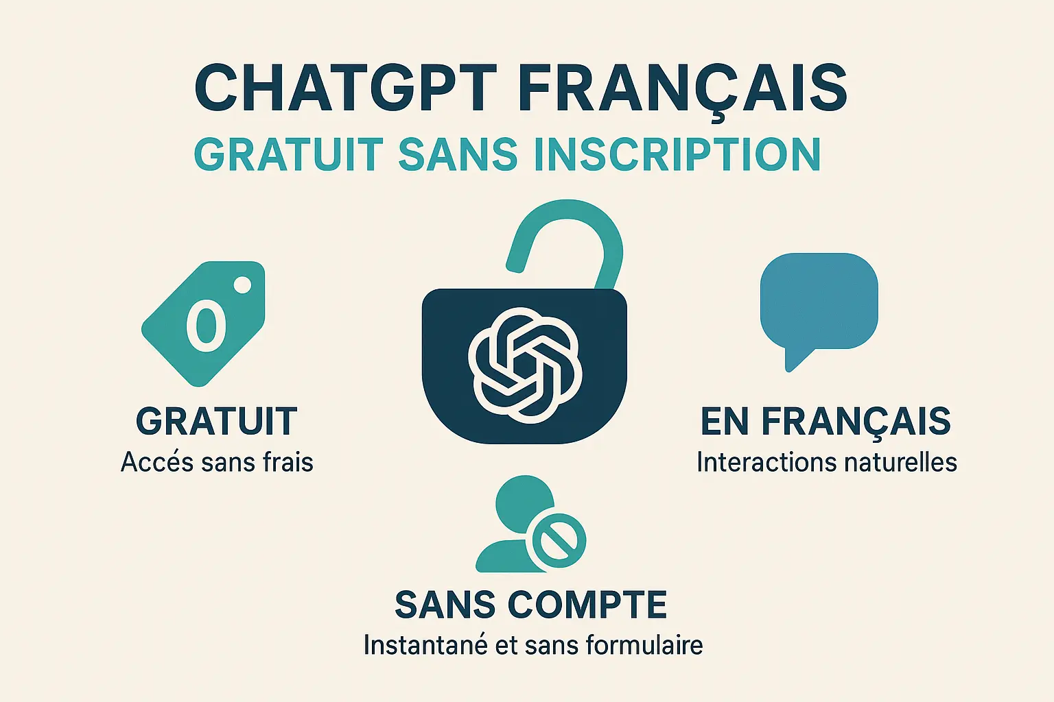 ChatGPT français gratuit sans inscription