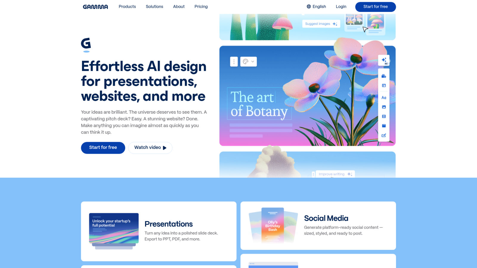 Gamma : l'intelligence artificielle au service de la mise en page