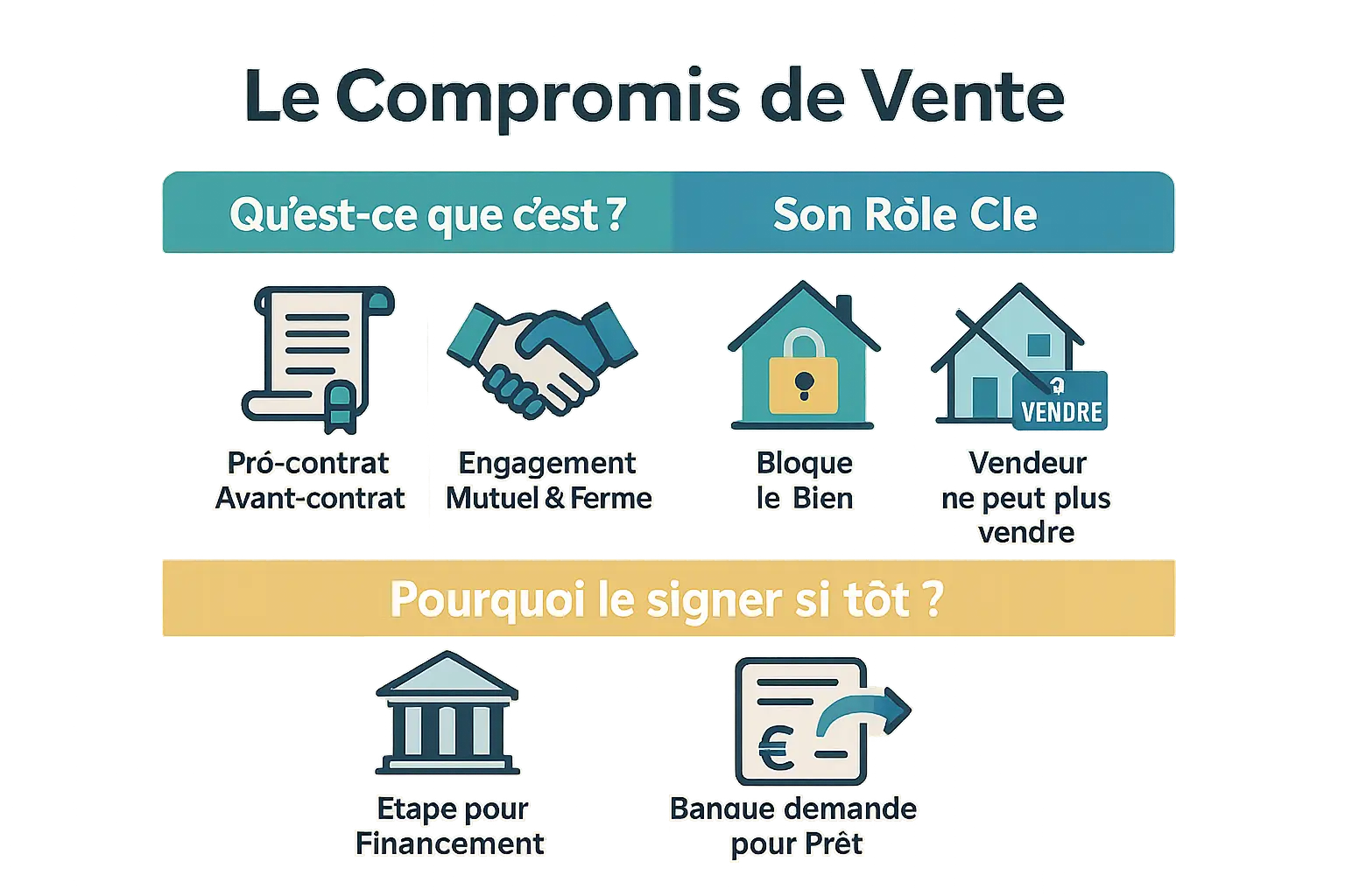 Illustration compromis de vente