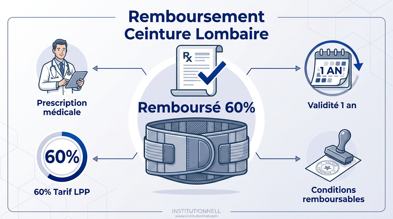 Remboursement de 60 pourcent par la sécurité sociale