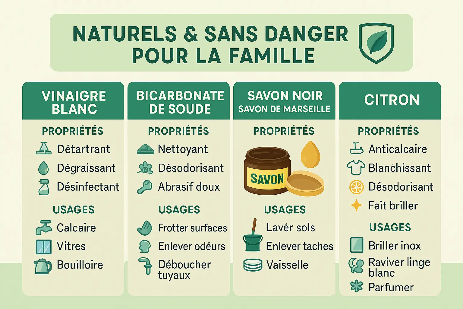 <strong>Produits naturels pour le ménage</strong>