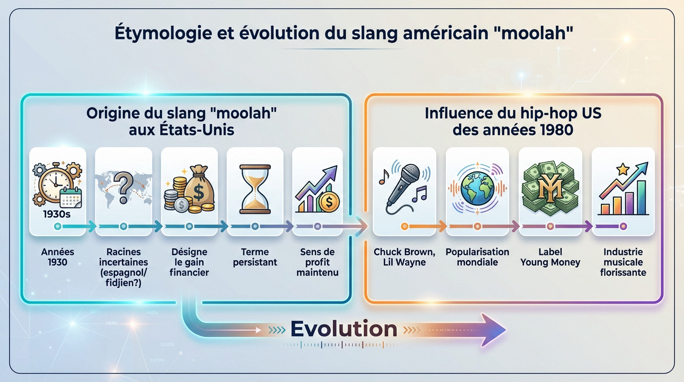 Origine historique et évolution étymologique du terme moolah