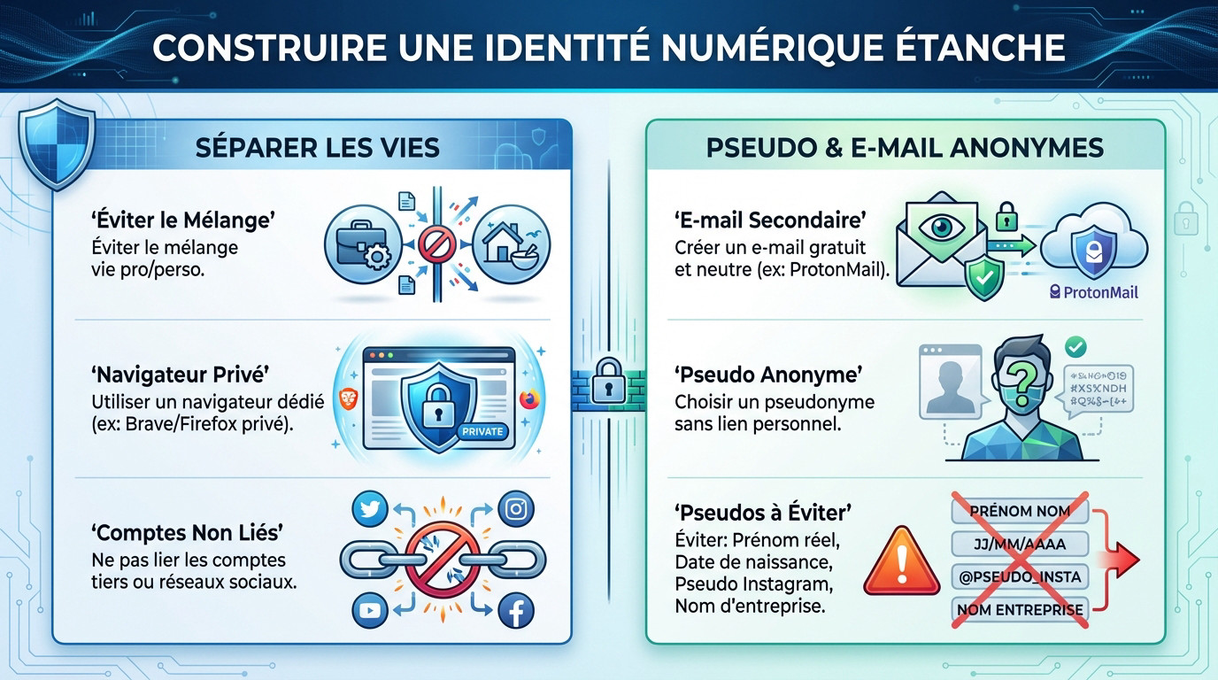 Conseils pour sécuriser son identité numérique et rester anonyme