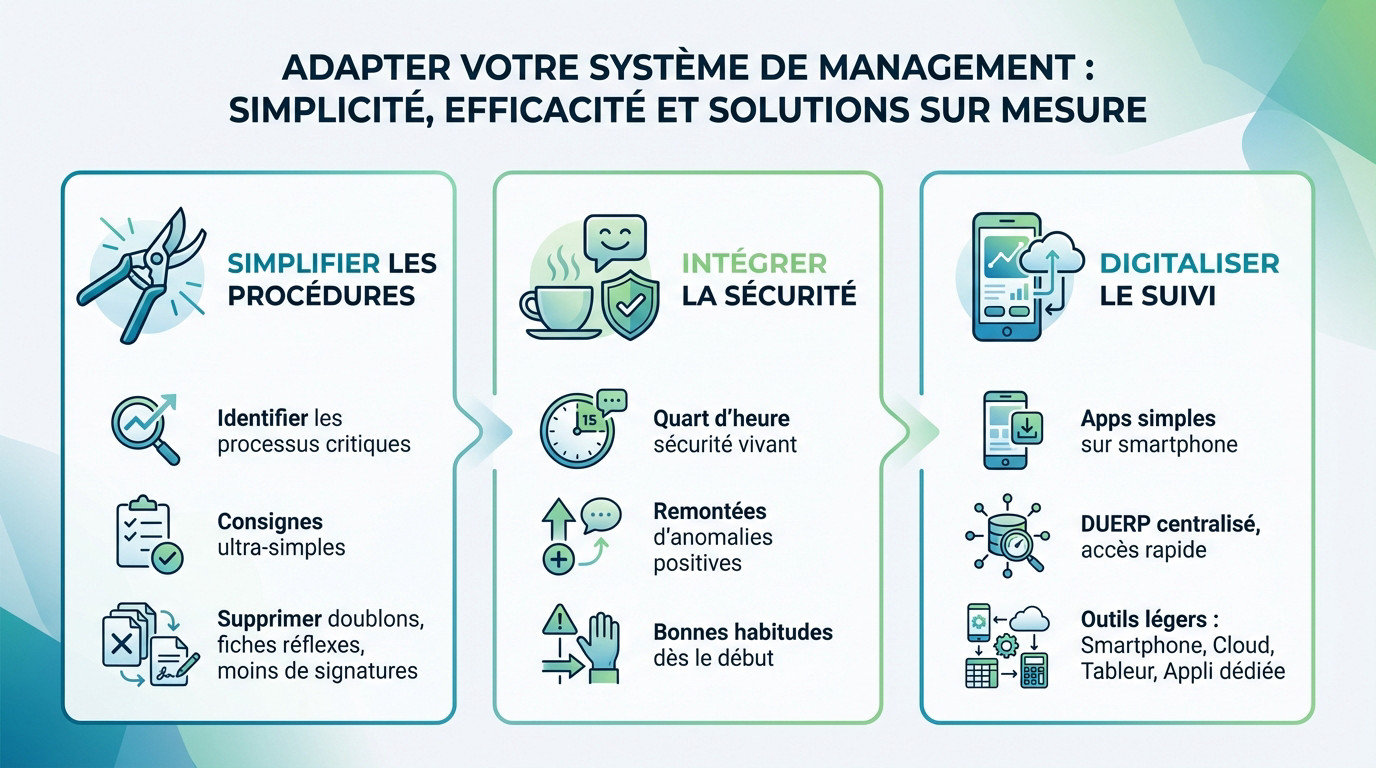 Adaptation du système de management MASE pour une TPE : simplicité et efficacité