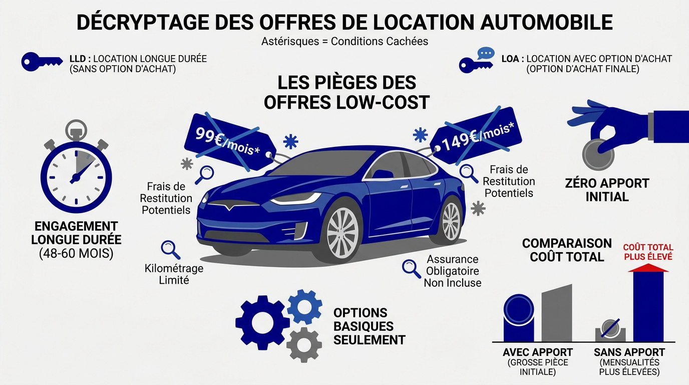 Analyse des contrats de location automobile à bas prix