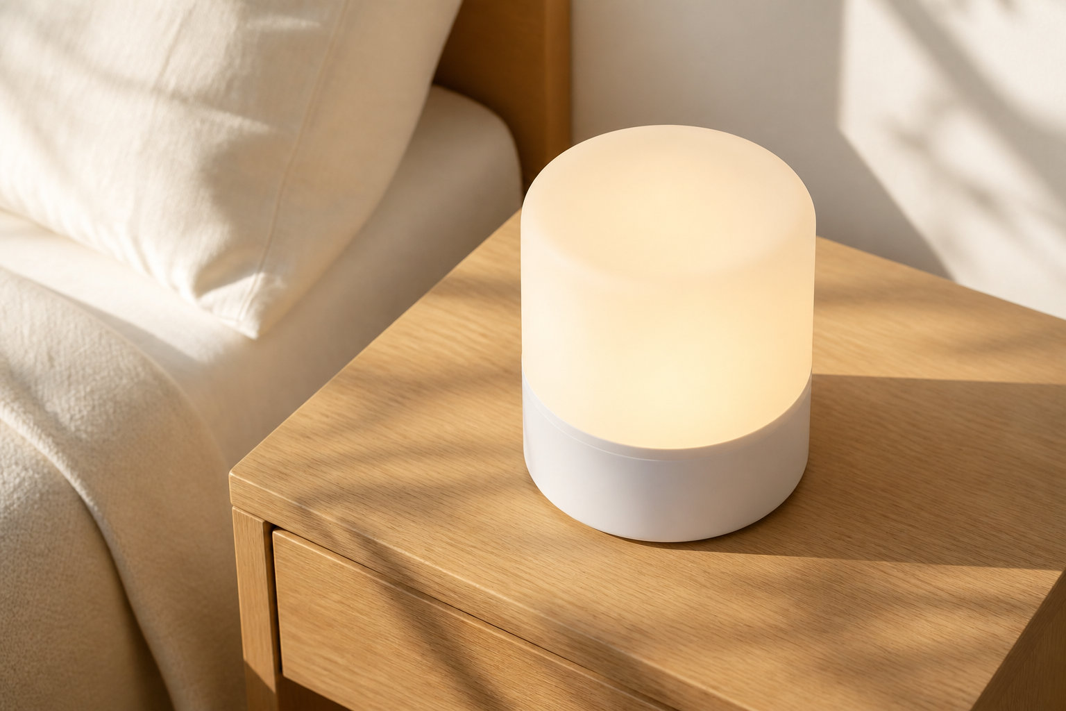 Veilleuse bébé rechargeable tactile RGB : un compagnon souple et sain ☁️