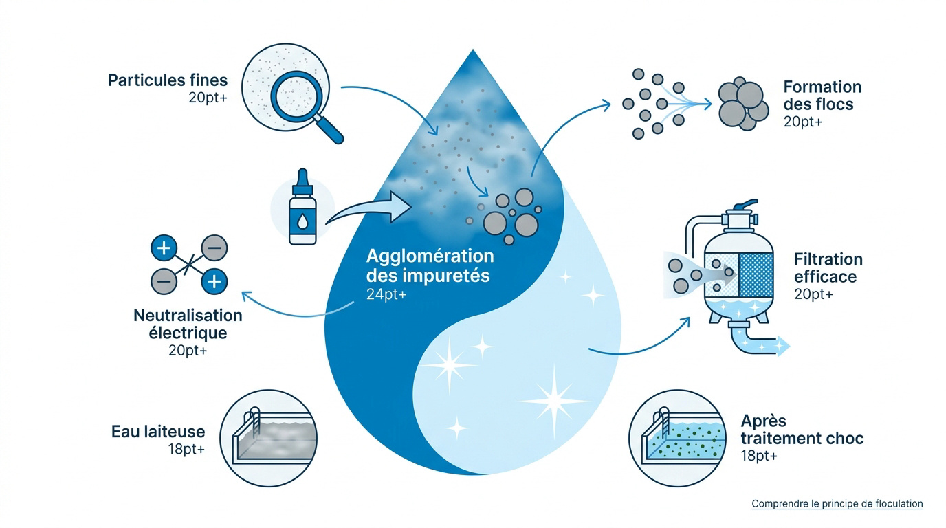 Infographie sur la floculation