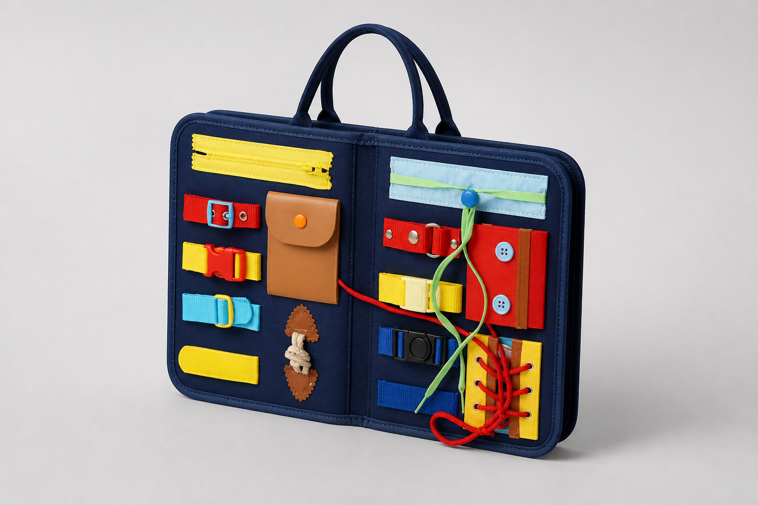 Busy board Montessori : explorer les mécanismes du quotidien