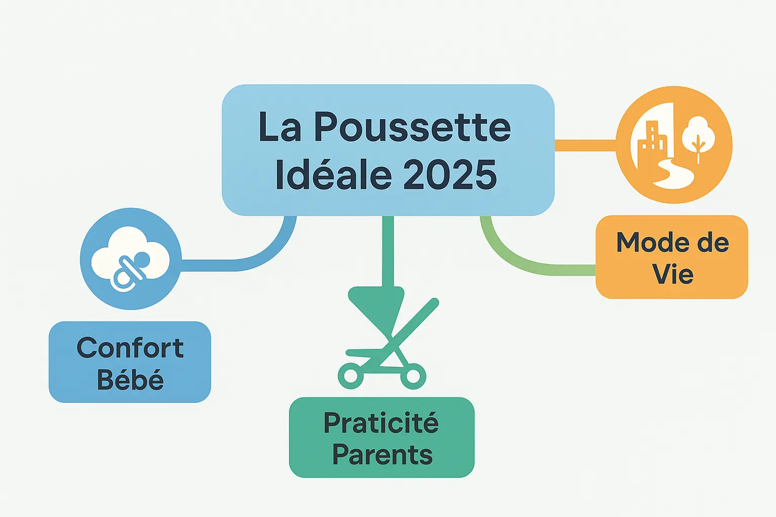 Illustration d'une <strong>poussette class=