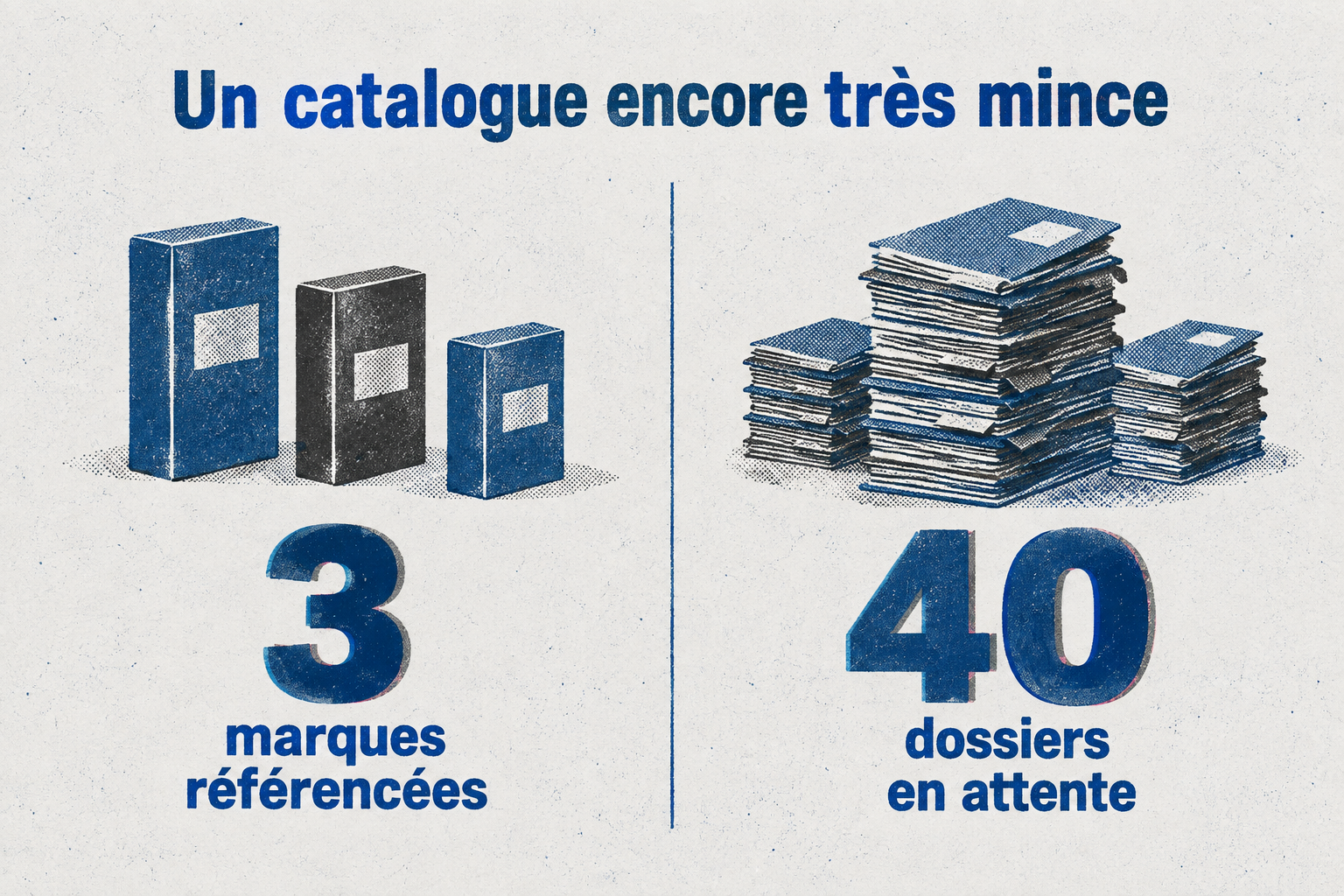 Seulement 3 marques sont référencées pour le lancement du 1er octobre, tandis que 40 dossiers sont encore en attente de référencement.
