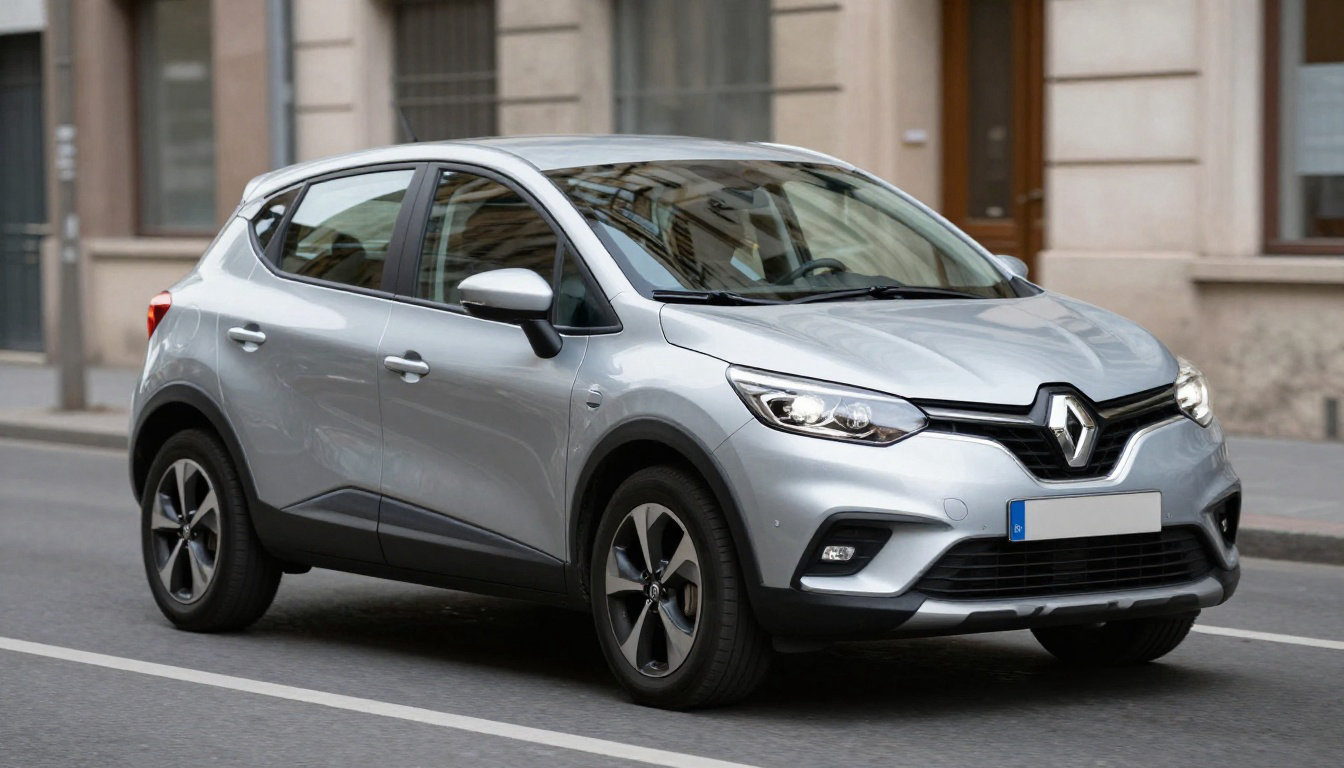 Renault Captur gris en ville