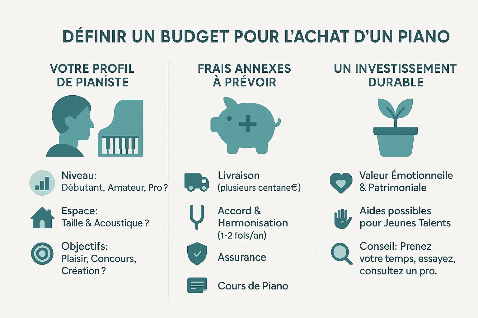 Guide d'achat d'un piano à queue