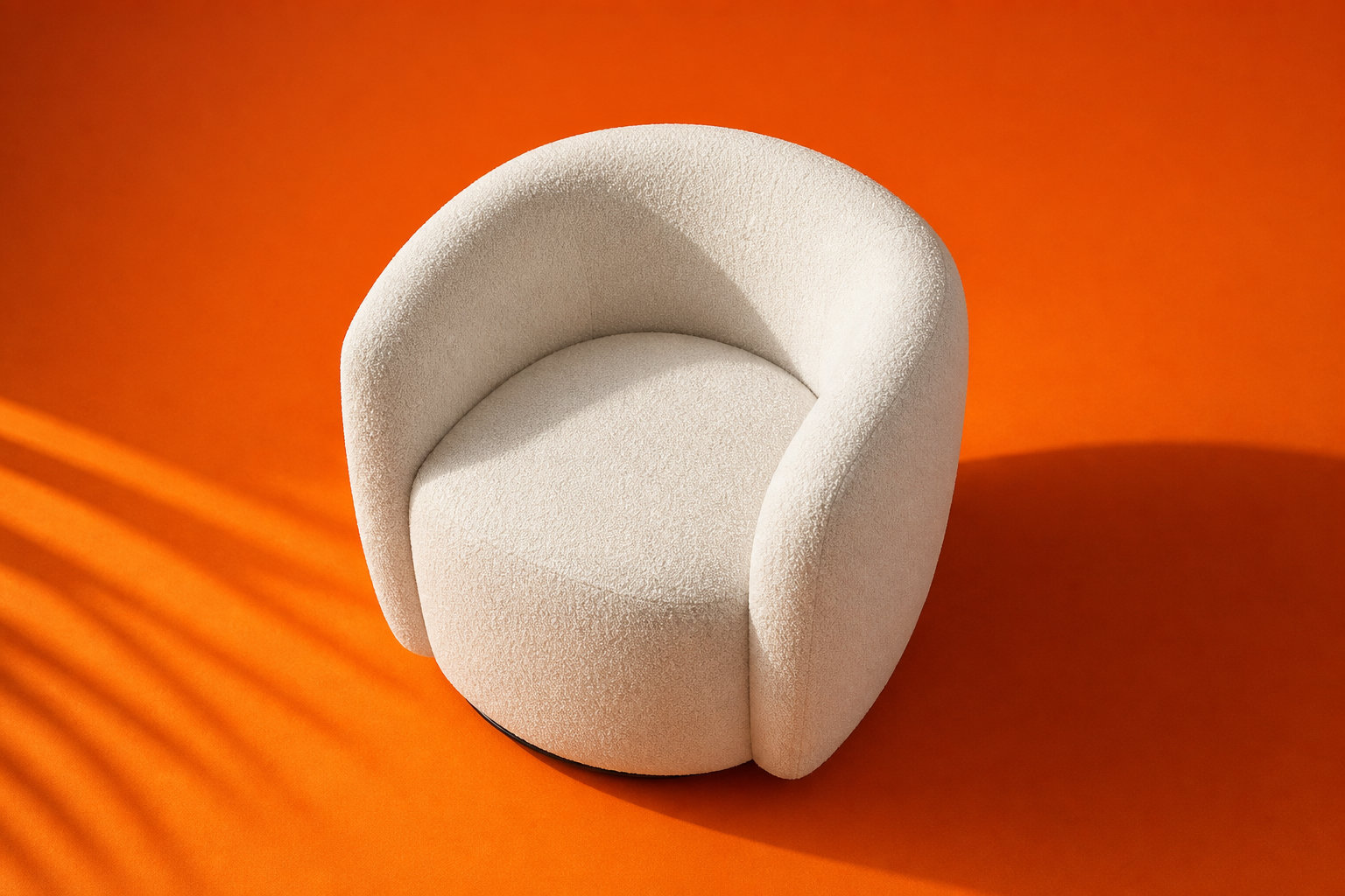 Pourquoi choisir un fauteuil pivotant en bouclette pour votre intérieur