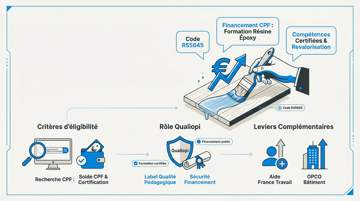 Financement CPF formation résine