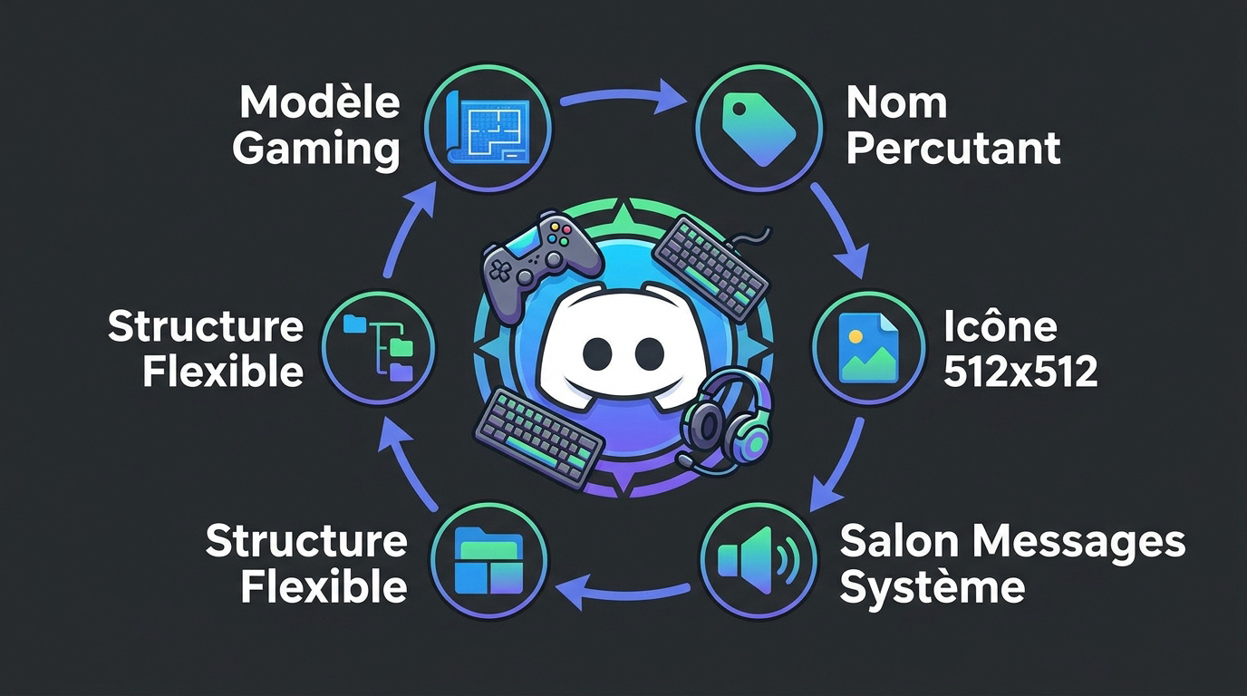 Étapes clés pour configurer et personnaliser un serveur Discord dédié au gaming