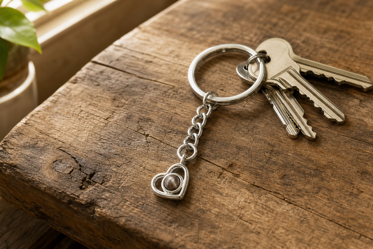 Le Porte-Clé Cœur qui vous accompagne à chaque pas