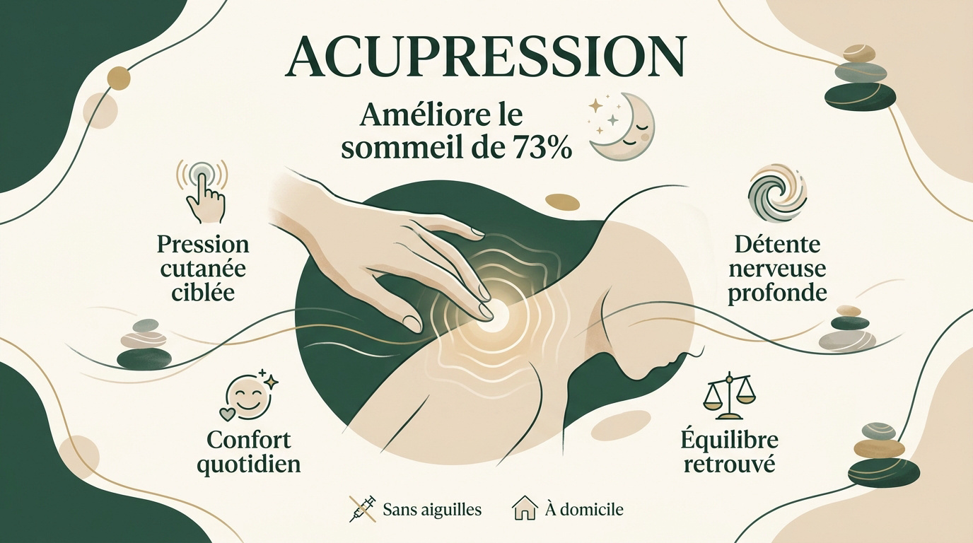 Acupression migraine : comprendre et soulager au quotidien Séance d'acupression pour favoriser la détente et l'équilibre énergétique