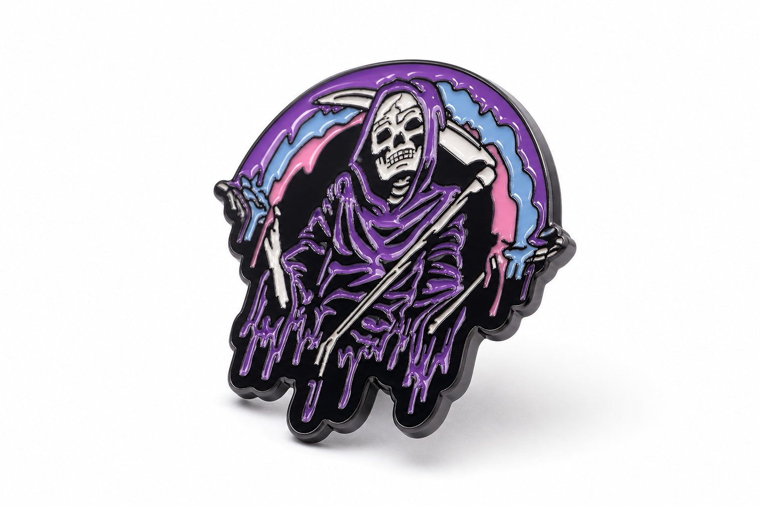 It is What it is Skeleton Death Angel Pin for Modern Stoicism