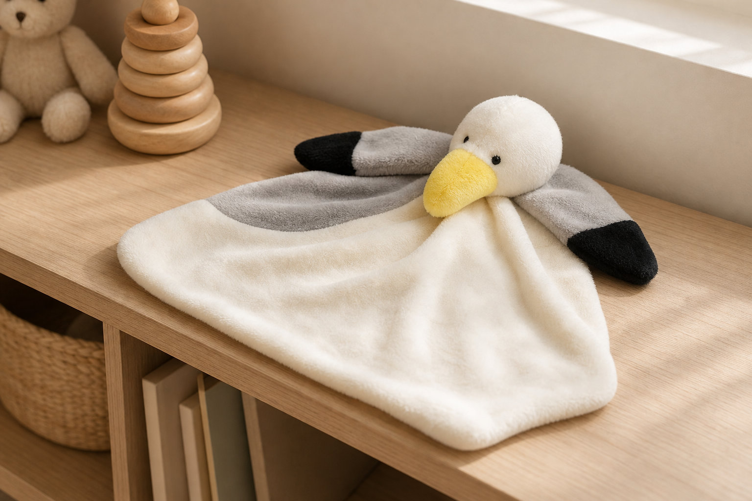 Doudou Mouette : un souffle marin pour les rêves de bébé