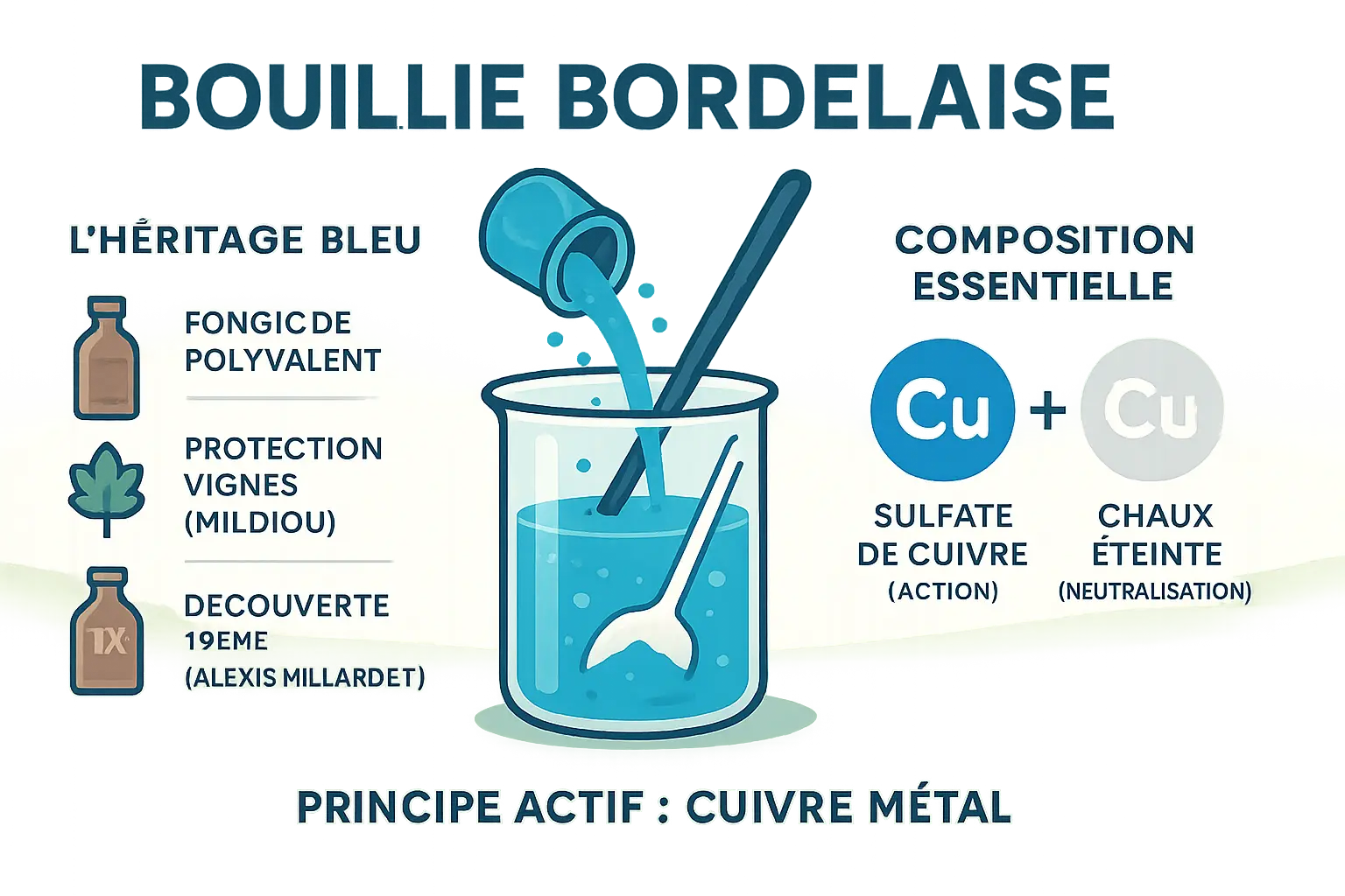 Composition et histoire de la bouillie bordelaise