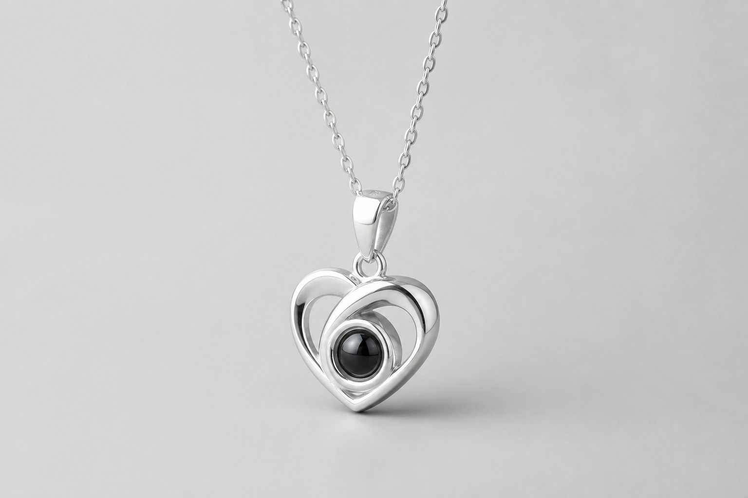 Pendentif cœur photo : la force d'un amour éternel