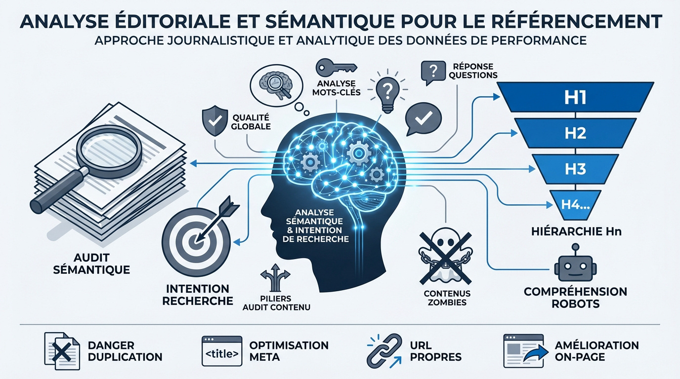 Analyse de la structure sémantique et éditoriale d'un site web pour le SEO