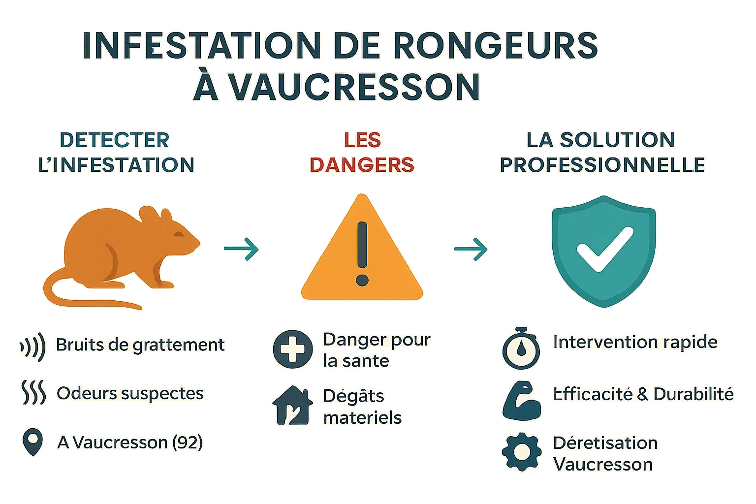 Infestation de rongeurs à Vaucresson