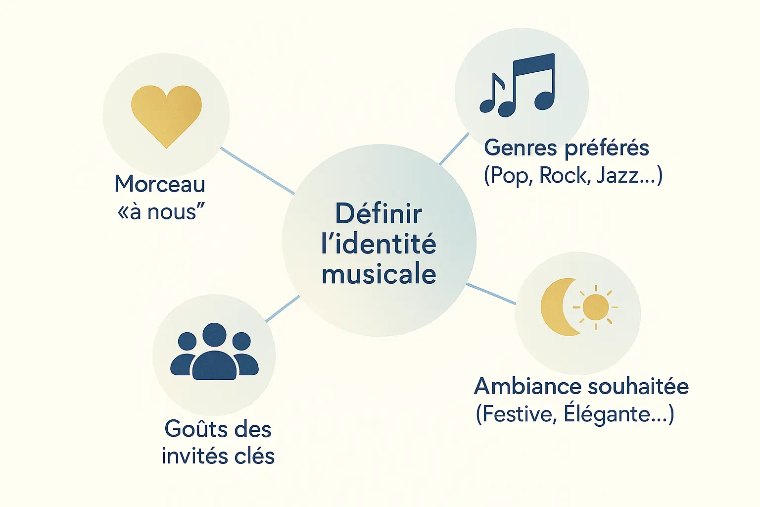 Comment définir l'identité musicale de votre mariage
