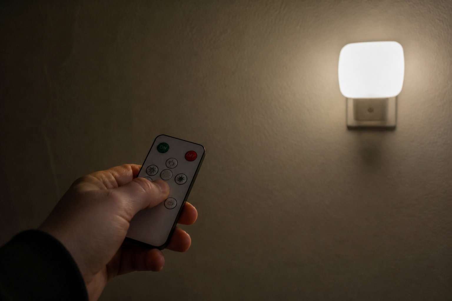Veilleuse bébé nomade avec télécommande : le contrôle à distance