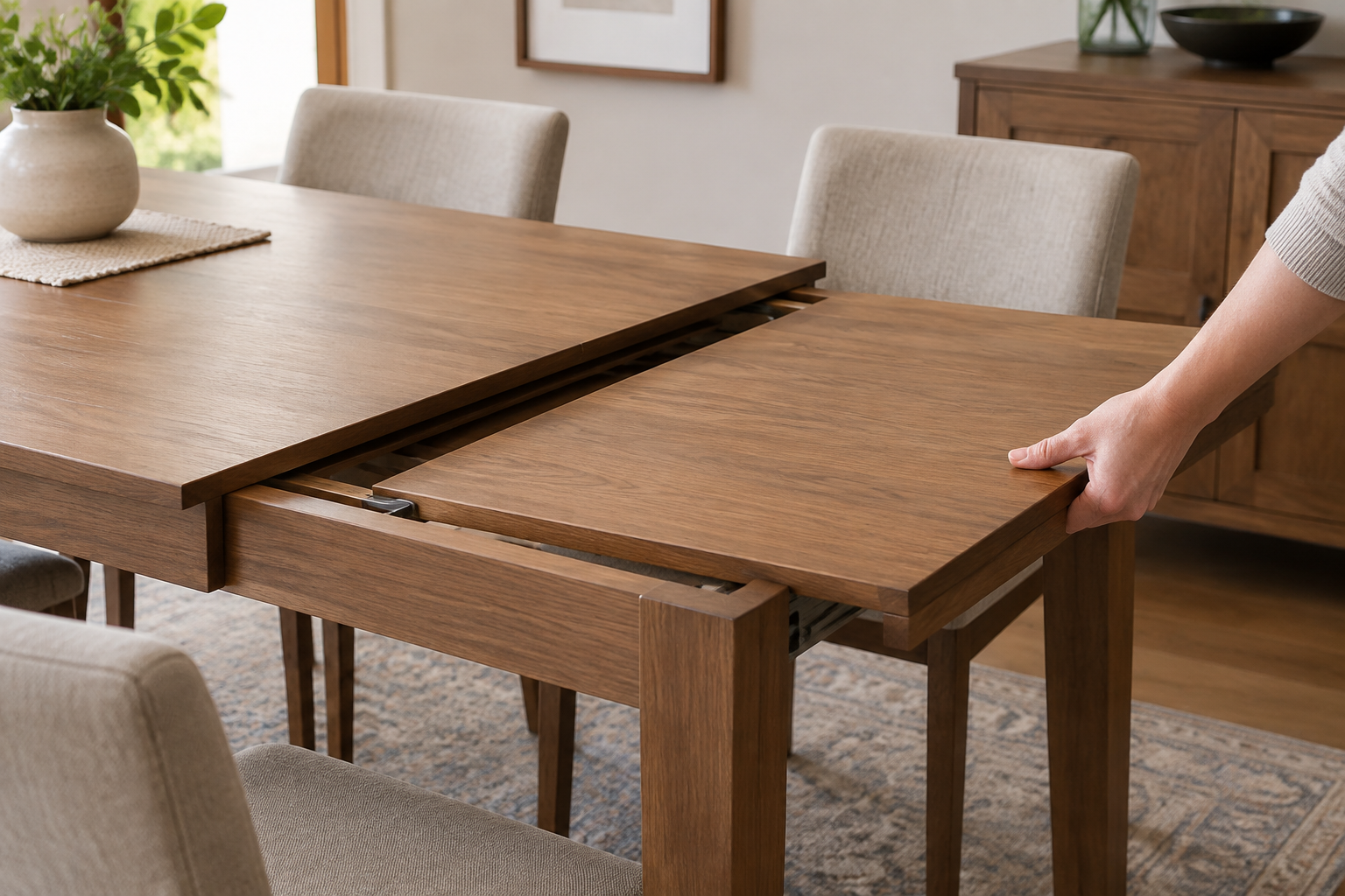 Un mécanisme d'extension de table en action