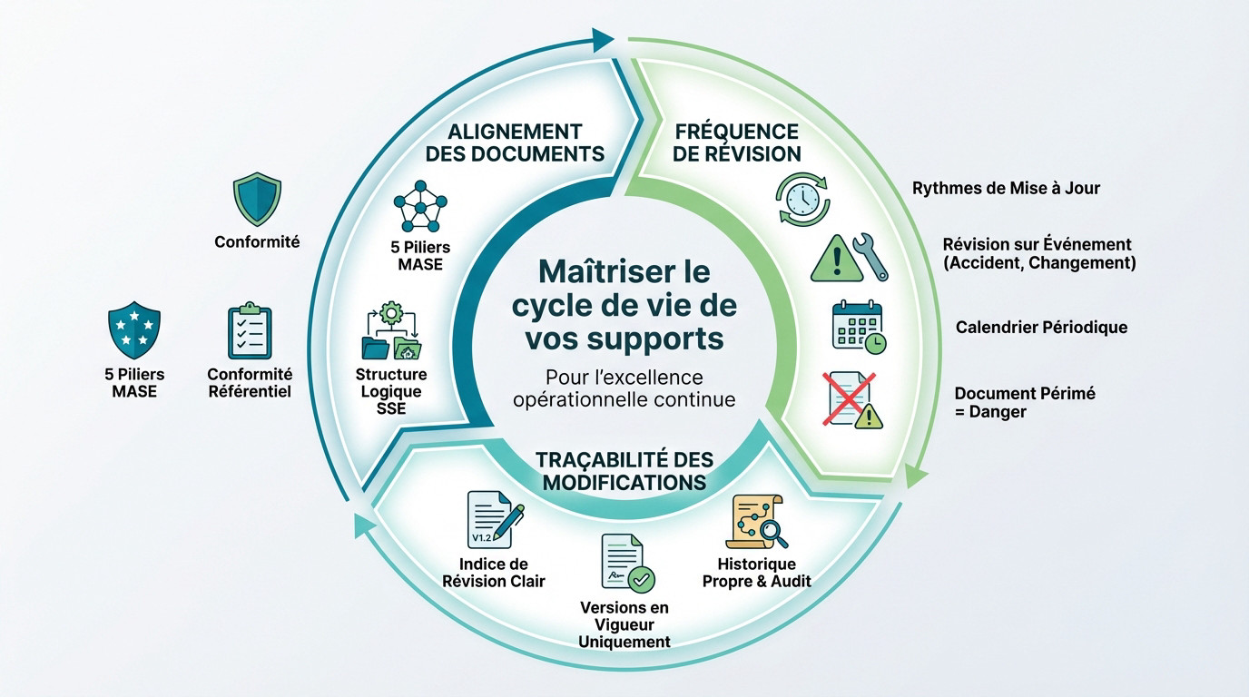 Gestion du cycle de vie des documents MASE et amélioration continue