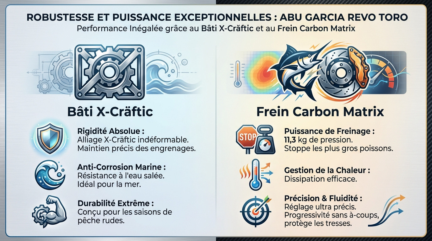 Moulinet Abu Garcia Revo Toro Beast pour la pêche puissante