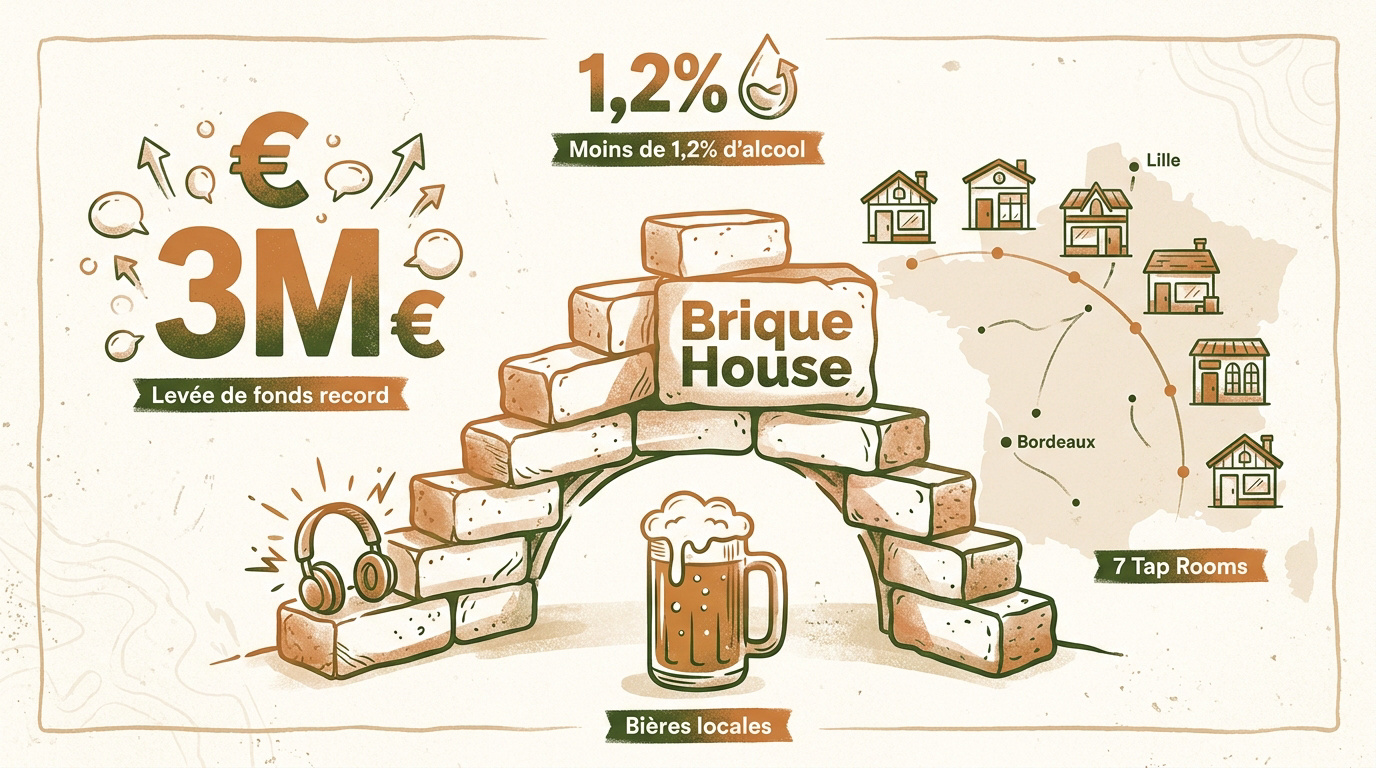 Brasserie Brique House et ses cuves de production en acier inoxydable