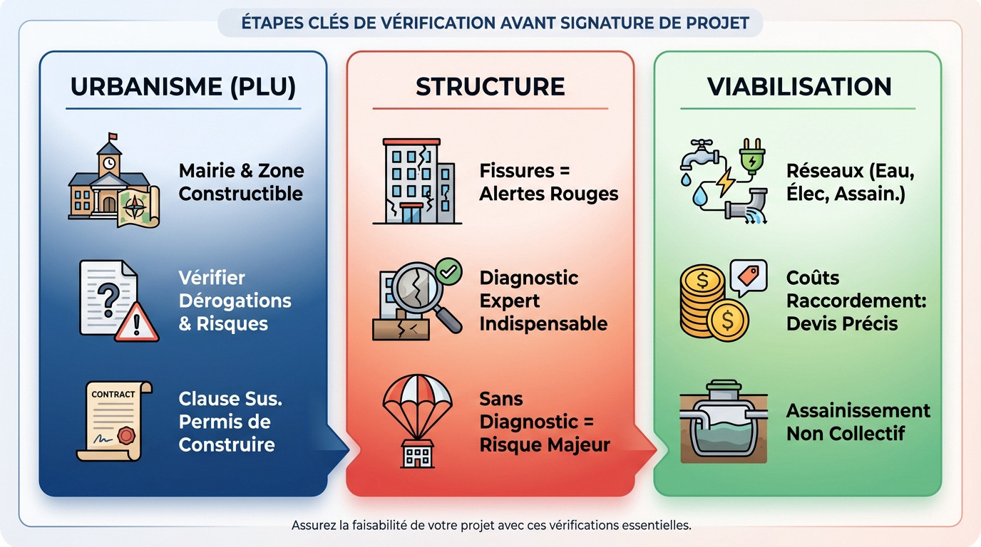 Rénover une grange : étapes, budget et pièges 2 Liste des vérifications indispensables avant l'achat d'une grange à rénover