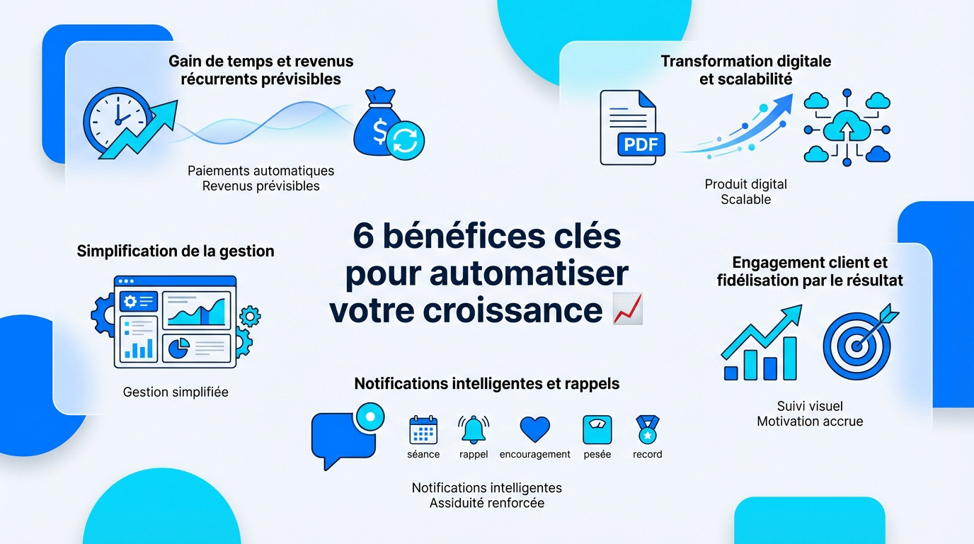 Stratégies d'automatisation pour la croissance d'un business de coaching sportif