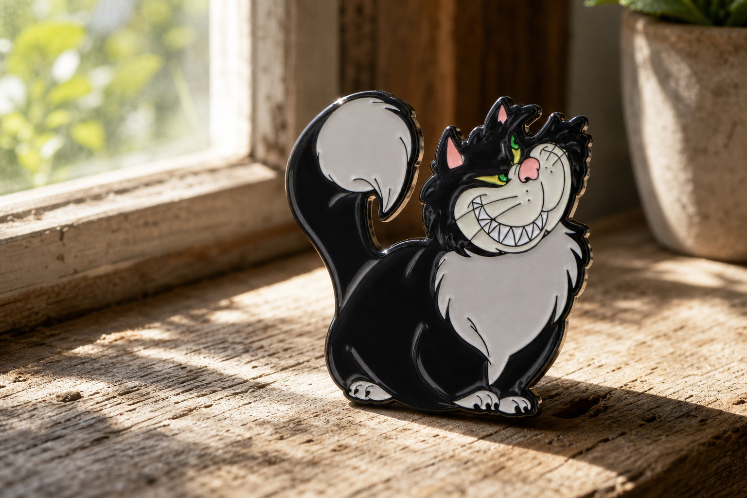 Lucifer Cat Pin: The Mischief That Guards Your Bag