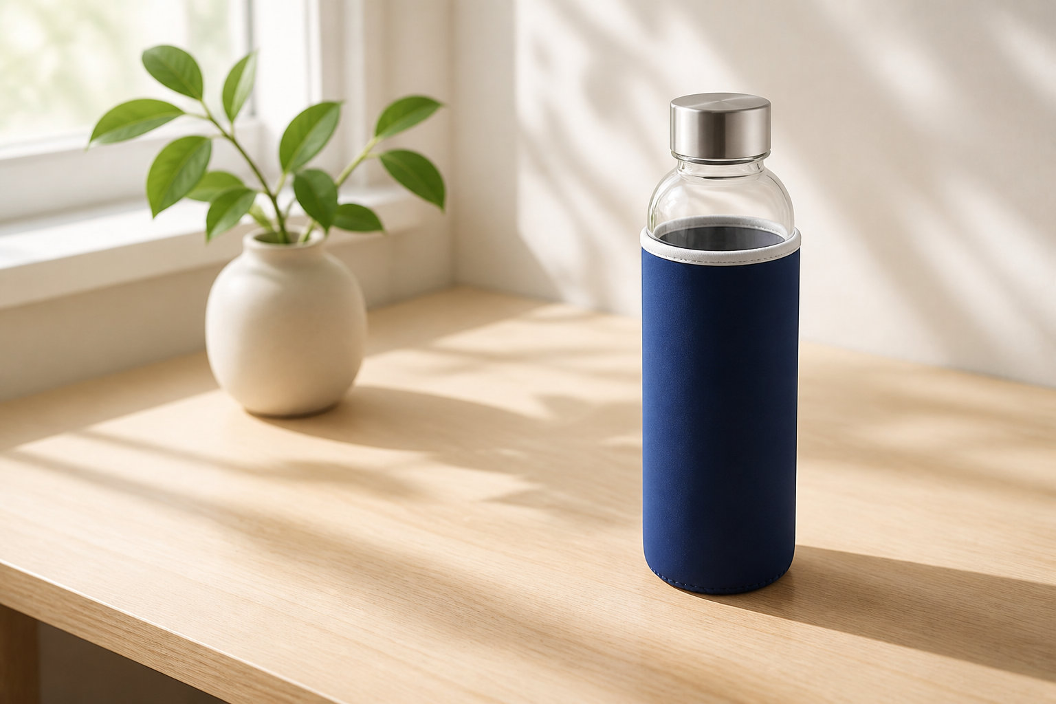 Gourde de sport en verre, Zéro goût plastique