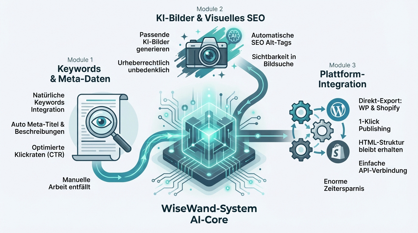 Automatisierte SEO Content Erstellung mit WiseWand