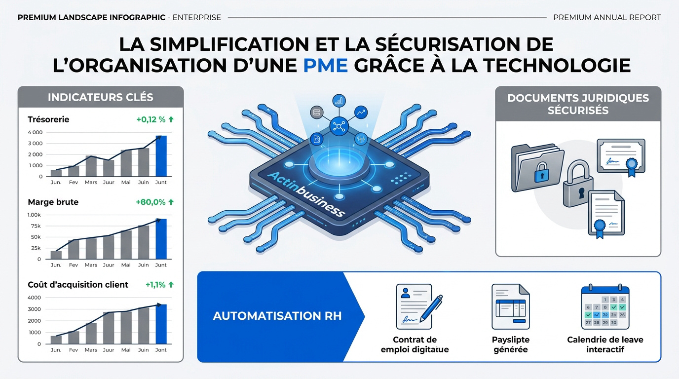 Interface digitale de gestion et sécurisation des processus pour PME