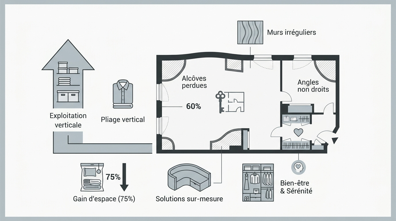 Rangement de linge optimisé à Paris
