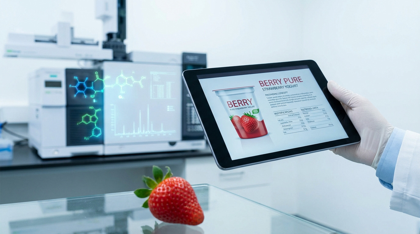 Développement produit yaourt fraise et analyse sensorielle en laboratoire alimentaire